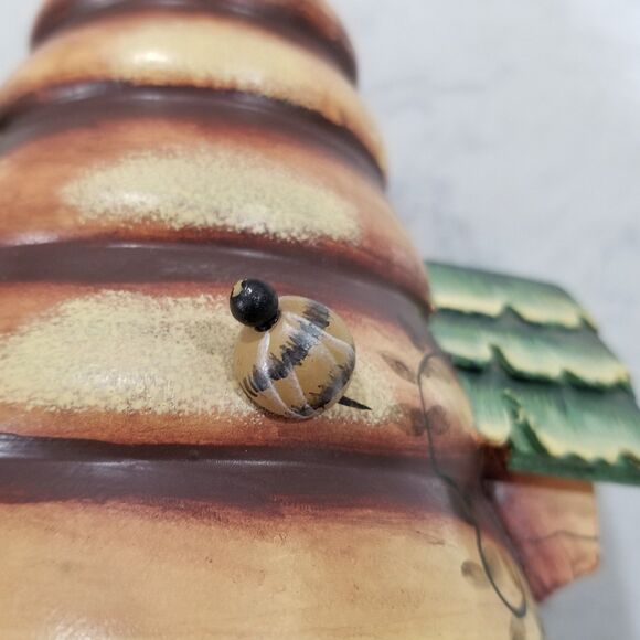Vintage Zim's Heirloom Collectibles "Beehive Smoker" handpainted wood - Picture 9 of 12